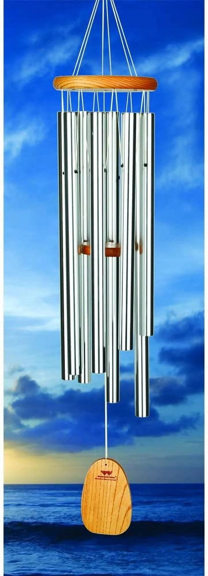 Woodstock Chimes Signature Collection, Woodstock Meditation Chime, 39'' Eastern Energies Wind Chimes for Outdoor, Patio, Home or Garden Dcor (TMS)