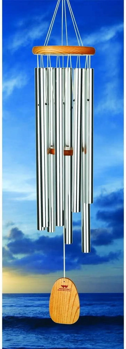 Woodstock Chimes Signature Collection, Woodstock Meditation Chime, 39'' Eastern Energies Wind Chimes for Outdoor, Patio, Home or Garden Dcor (TMS)