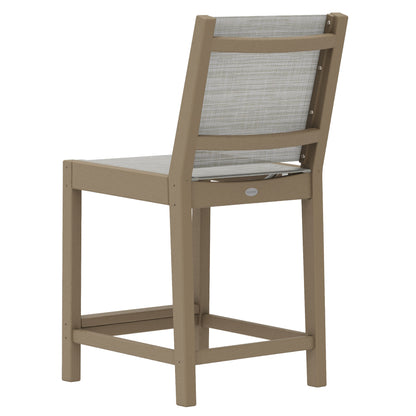 POLYWOOD Camden 5-Piece Sling Outdoor Patio High Dining Set