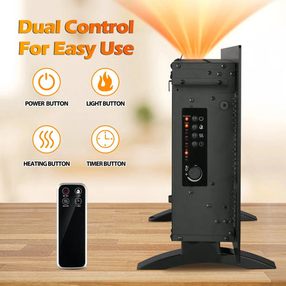 Airo Comfort Electric Outdoor Infrared Patio Heater - 500/1000/1500W with Remote