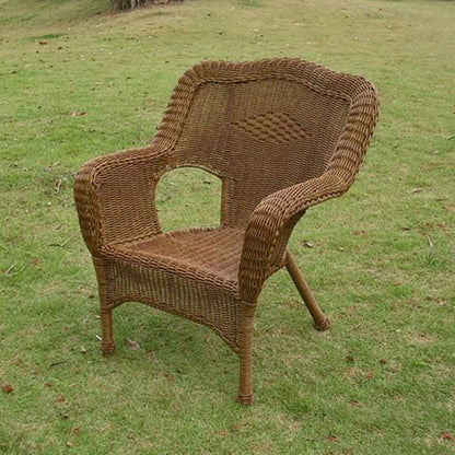 Camelback Resin Wicker Patio Chairs (Set of 2)