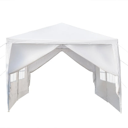 10'x20' Outdoor Party Tent with 6 Removable Sidewalls, Waterproof Canopy Patio Wedding Gazebo, White