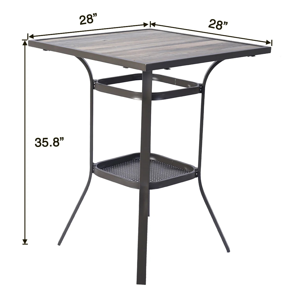 Kozyard Isabella High Swivel Bar Stools/Chair Set for Home Patio, Back Yard, Cafes, Bistro, Restaurants and Chic Bars (Aqua)