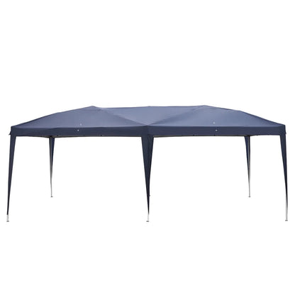 EDOEMSE 10x20 Outdoor Tent Canopy, Home Use Outdoor Camping Waterproof Folding Tent with Carry Bag, UV Resistant Waterproof Canopy Tent for Outdoor Events, Patio Backyard, Blue