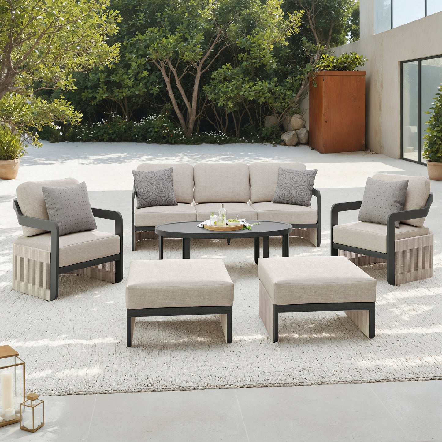 Sirio Malta 6-piece Outdoor Patio Seating Set