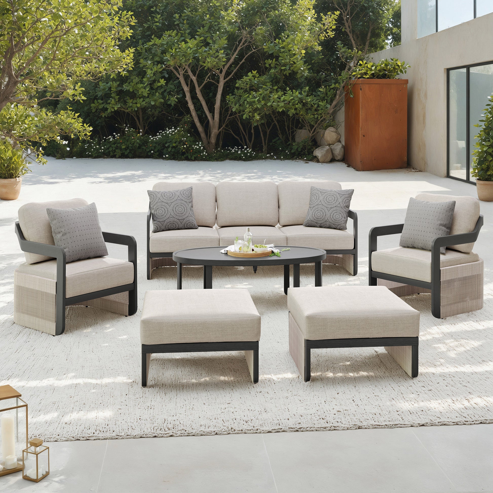 Sirio Malta 6-piece Outdoor Patio Seating Set