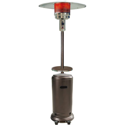 Hanover 7-Ft. 48,000 BTU Steel Umbrella Propane Patio Heater in Black