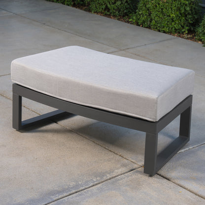 SunVilla Brooklyn 6-piece Fire Outdoor Patio Sectional Seating Set