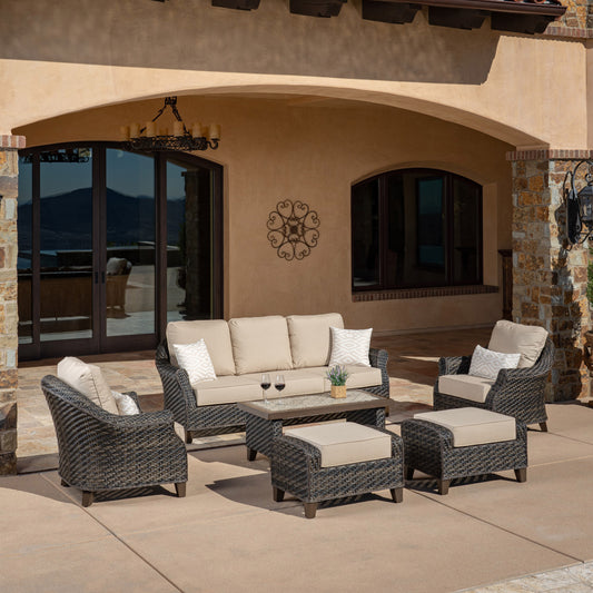 Grand Leisure Cramer 6-piece Outdoor Patio Seating Set