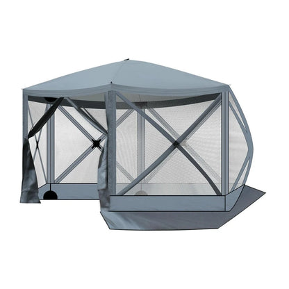 Barara King Outdoor Canopy Tent, Patio Portable Canopy,12' x 12' Outdoor Pop-Up Camping Canopy
