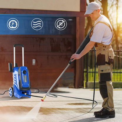 Electric Pressure Washer Power Washer - 4800PSImax 2.8GPM Wash Machine Electric Powered with Foam Cannon for Car, Floor, Garage, Patio Washing