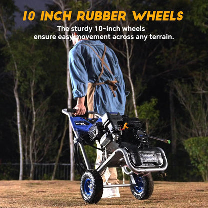 Efurden Gas Pressure Washer, 3500 PSI and 2.3Max GPM Power Washer with 4 Quick Connect Nozzles, 25 Ft Hose for Cleaning Floors, Cars, Patios