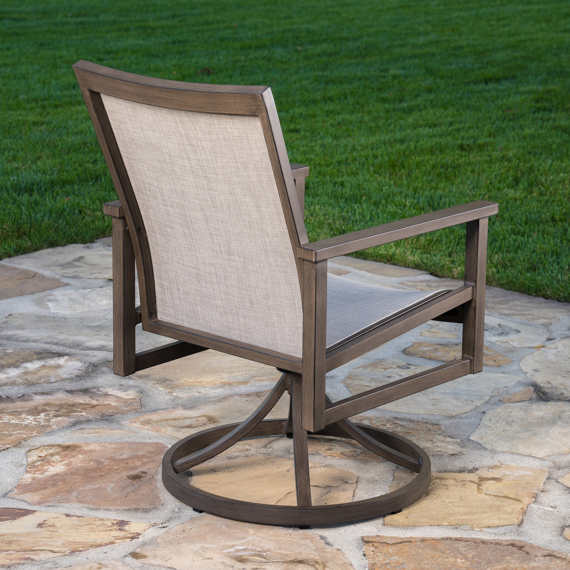 SunVilla Royce 9-piece Sling Outdoor Patio Dining Set