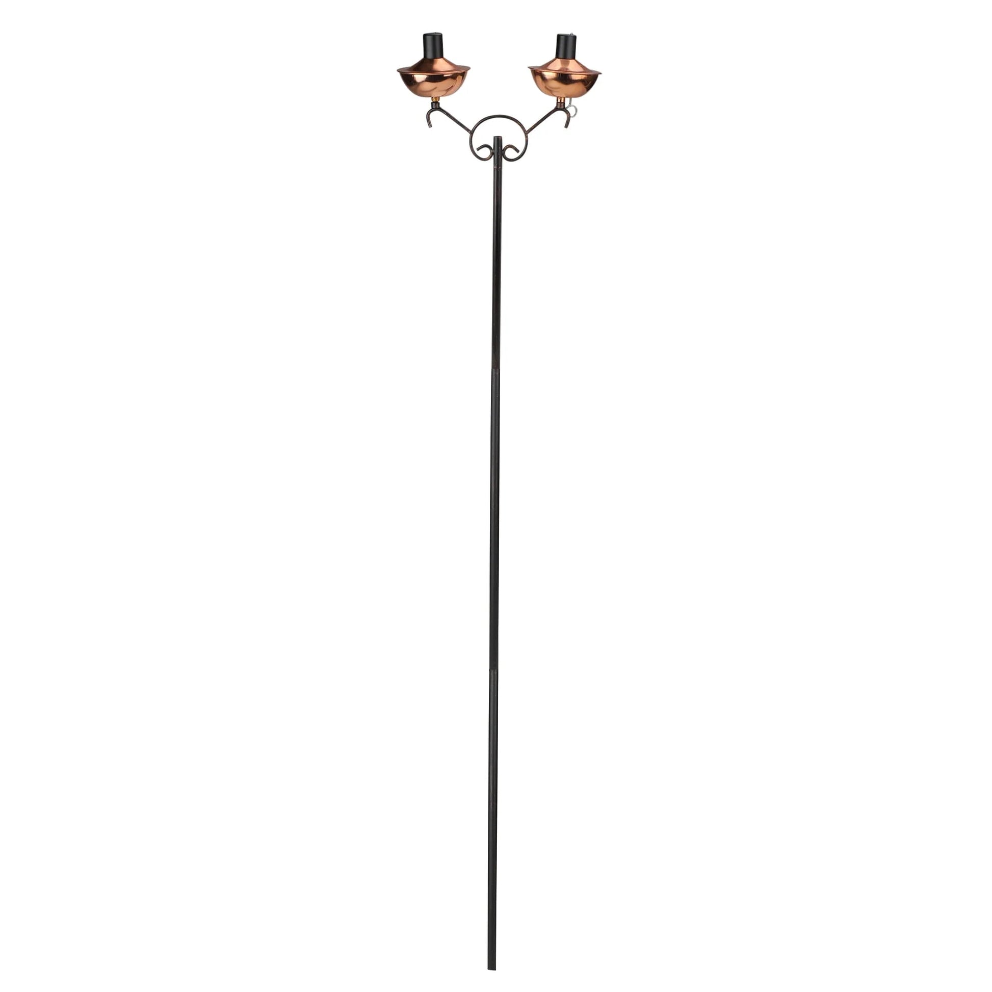 Northlight 42" Shiny Oil Lamp Outdoor Patio Torch - Copper
