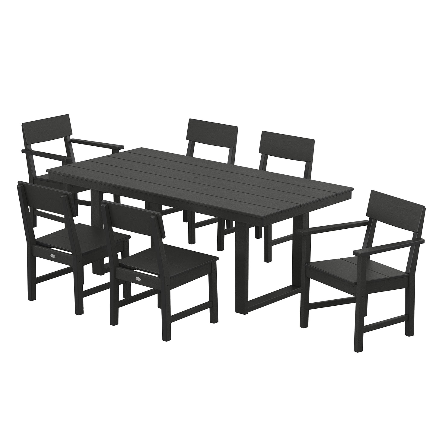 POLYWOOD Westport 7-piece Outdoor Patio Dining Set