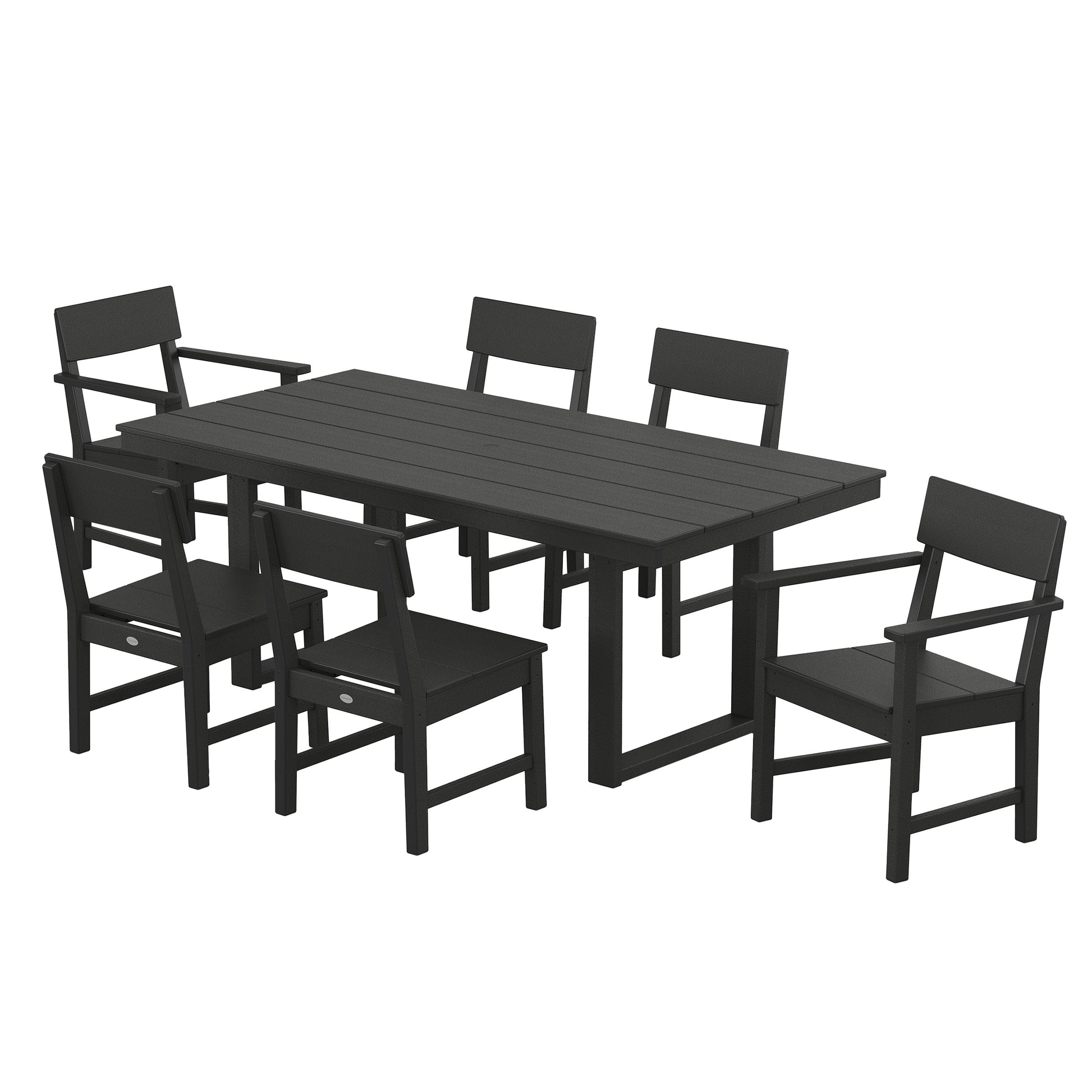 POLYWOOD Westport 7-piece Outdoor Patio Dining Set
