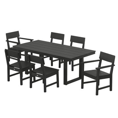 POLYWOOD Westport 7-piece Outdoor Patio Dining Set