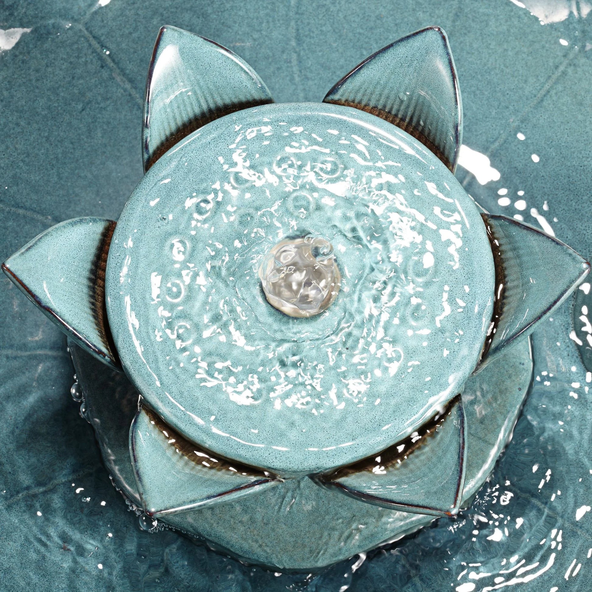 Pleasant Pond 25 1/4" High Large Asian Outdoor Decor Ceramic Floor Fountain Frog Pedestal Outside Garden Patio