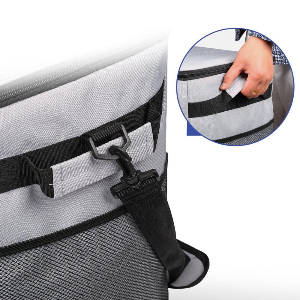 AITOCO Cooler on Wheels Lightweight Cooler Insulated Trolley Cart with Handle 35L Leakproof Bag for Travel Picnic Patio Outdoor Beach Camping manner