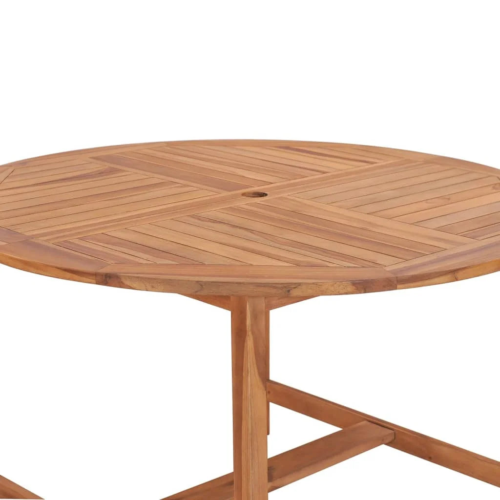 vidaXL Patio Dining Table ?43.3"x29.5" Solid Wood Teak