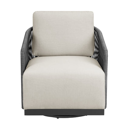 Henredon Annalise Outdoor Patio Swivel Lounge Chair