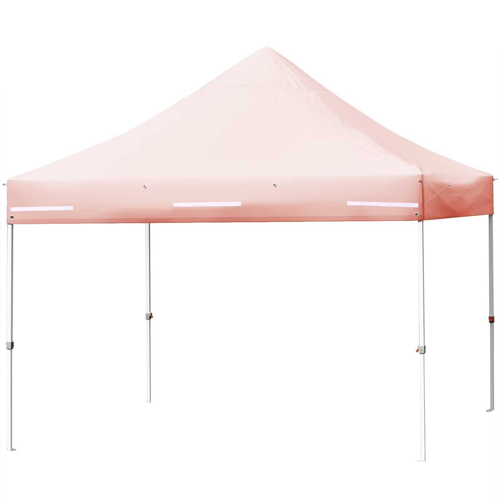 Patiojoy 10x10ft Pop up Tent, 4 Height Adjustment Folding Camping Tent with Awning Blue