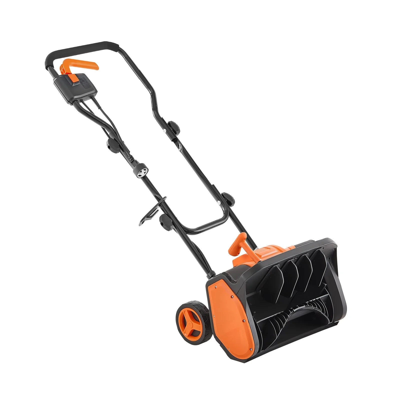 WRTHN 17 in Electric Snow Blower 12A Motor Snow Shovel, 20 ft Throw Distance, 6 in Deep, Adjustable 60? Chute, Lightweight Snow Thrower for Driveways, Sidewalks & Patios