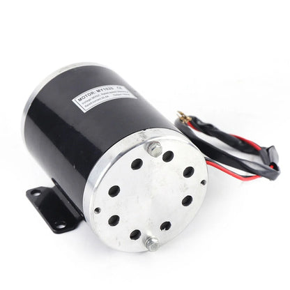 ToppiJoy Mini Bike Motor 1000W, DC Brushed Motor with High Torque for Electric Bicycle, Go-Kart, & Scooter, Fast Start Performance & Heat Dissipation for Smooth Ride