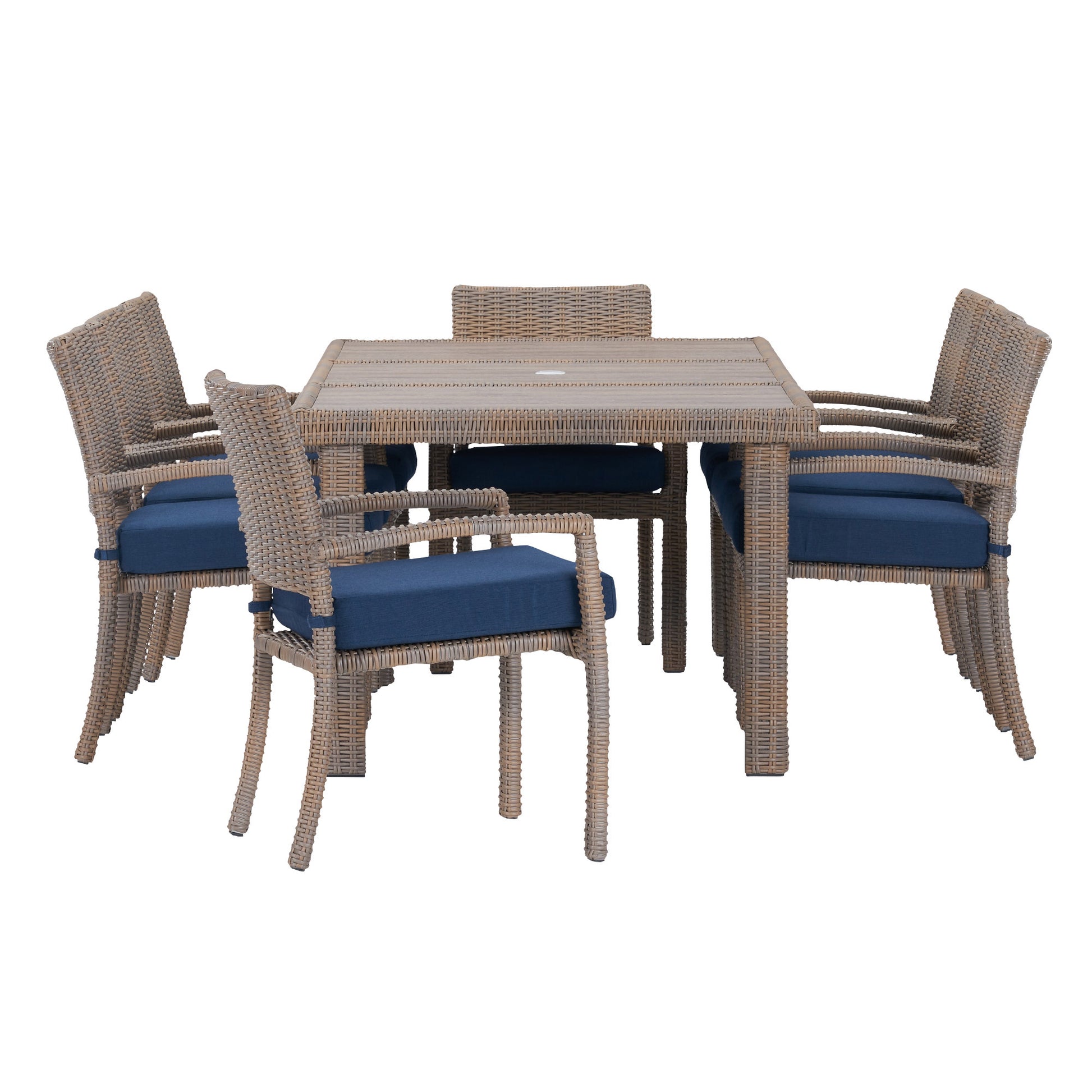 Portofino Repose 9-piece Outdoor Patio Dining Set
