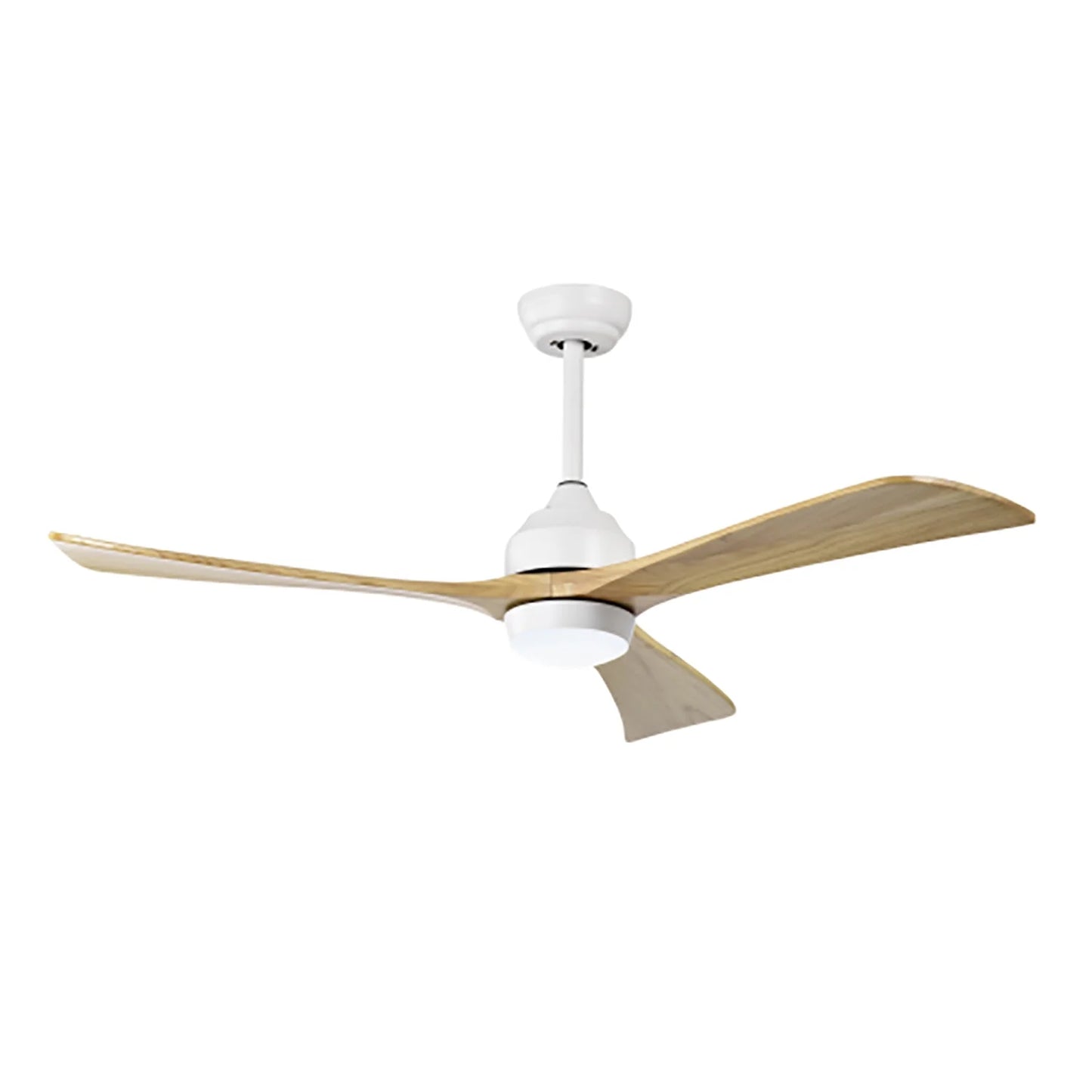 Spaco 52" Ceiling Fan, Indoor/Outdoor Ceiling Fans with Lights and Remote, Quiet DC Motor 3 Blade Ceiling Fans 6 Speed Levels for Bedroom Living Room Patio