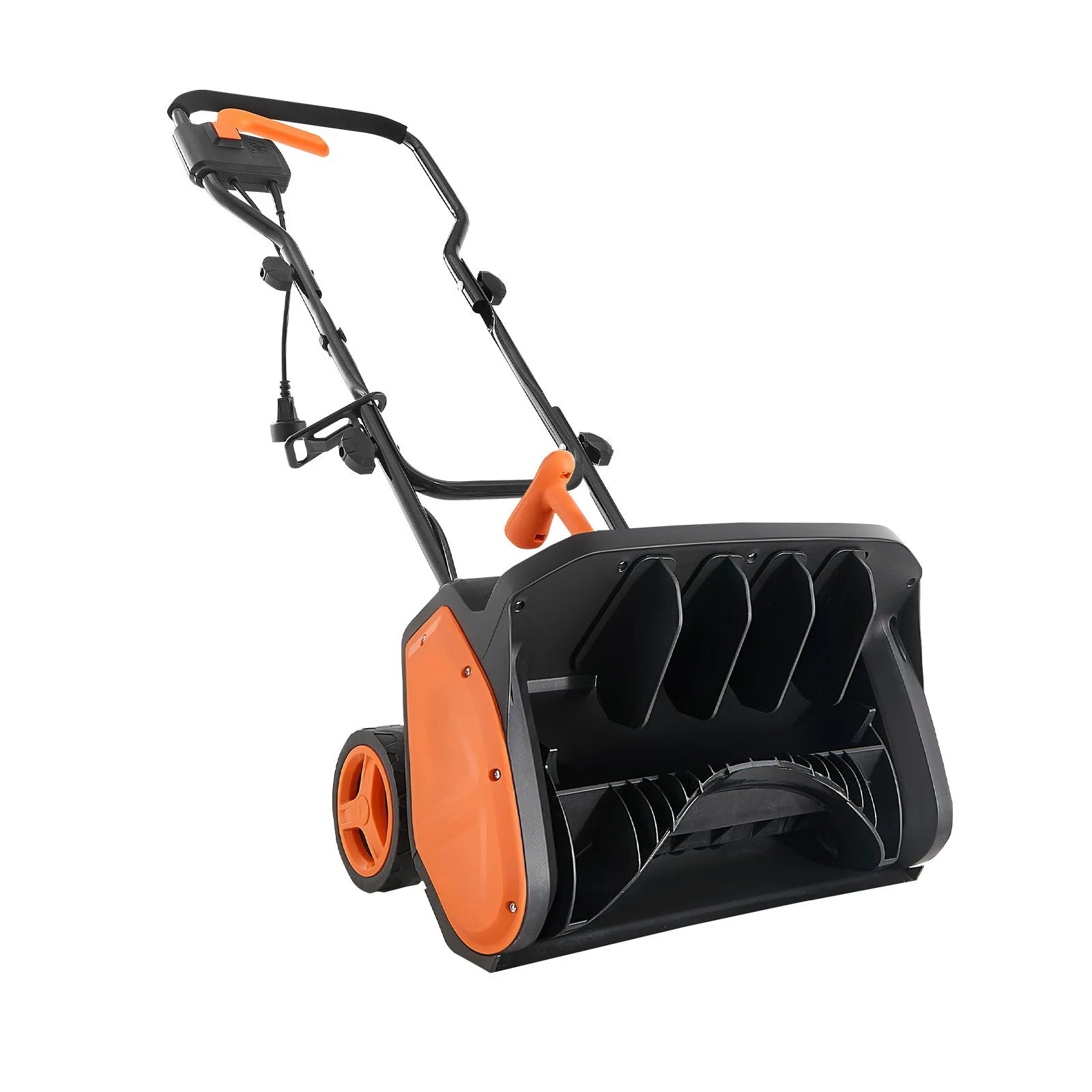 WRTHN 17 in Electric Snow Blower 12A Motor Snow Shovel, 20 ft Throw Distance, 6 in Deep, Adjustable 60? Chute, Lightweight Snow Thrower for Driveways, Sidewalks & Patios