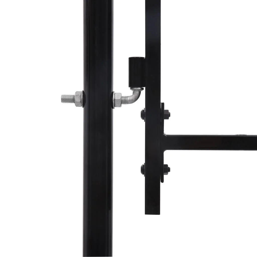 VidaXL Multi Sizes Double Door Fence Gate with Spear Top Outdoor Patio Barrier