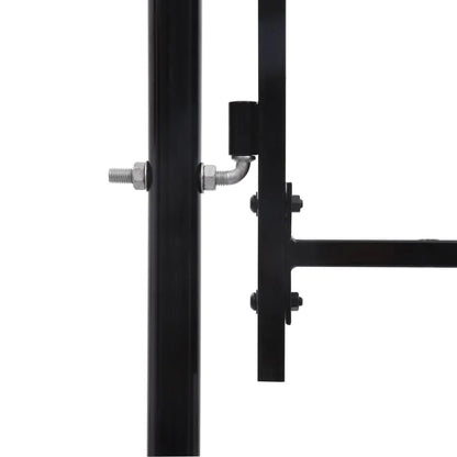VidaXL Multi Sizes Double Door Fence Gate with Spear Top Outdoor Patio Barrier
