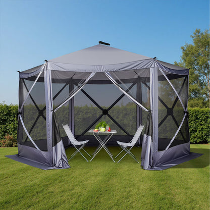UBesGoo 12 x 12 Ez Pop Up Gazebo Canopy Tent with Mosquito Netting for Patio, Camping and Picnic Includes Carry Bag