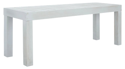 SAFAVIEH Dario Transitional Outdoor Patio 3 Piece Dining Set, Grey