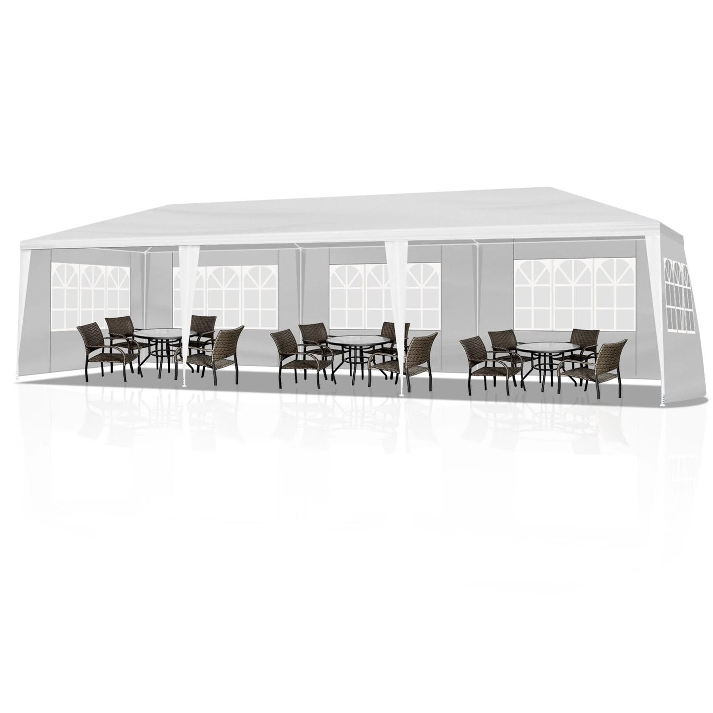 Veado 10'x30' Party Wedding Outdoor Patio Tent Canopy Heavy Duty Gazebo Pavilion