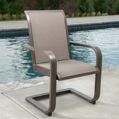 SunVilla Gibson 7-piece Outdoor Patio Sling Dining Set