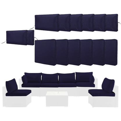 Yellow Cushion Covers For 6 Patio , 14pack With Zipper, Seat And Back Slipcovers Sectional Outdoor Slipcovers, &