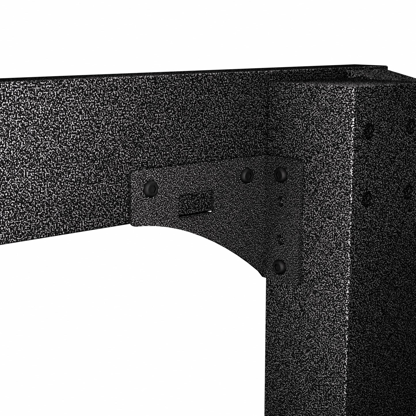 VEIKOUS 14' x 10' Outdoor Hardtop Gazebo, Patio Lean-to Pergola W/Heavy Duty Galvanized Metal Roof, Black