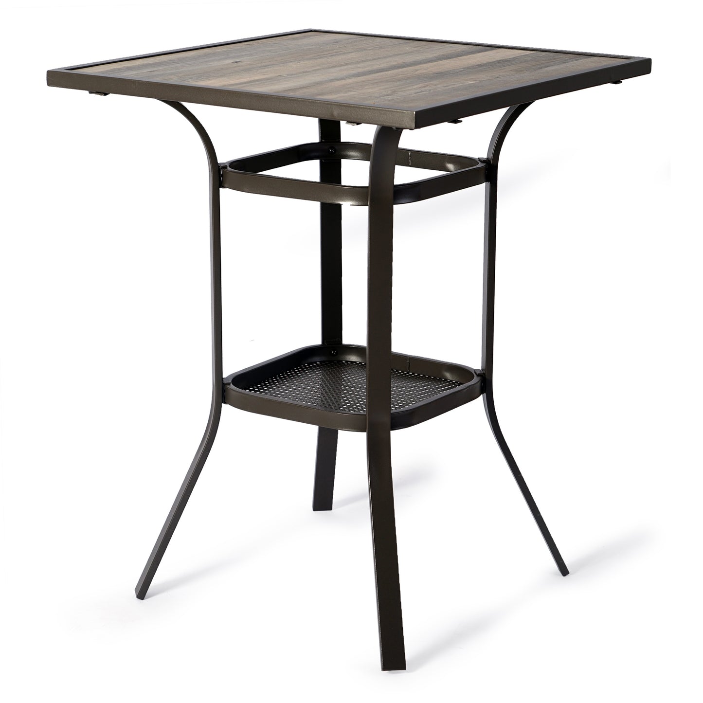 Kozyard Isabella High Swivel Bar Stools/Chair Set for Home Patio, Back Yard, Cafes, Bistro, Restaurants and Chic Bars (Aqua)