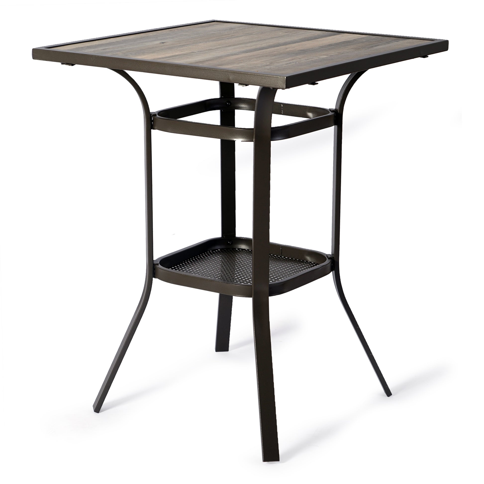 Kozyard Isabella High Swivel Bar Stools/Chair Set for Home Patio, Back Yard, Cafes, Bistro, Restaurants and Chic Bars (Aqua)