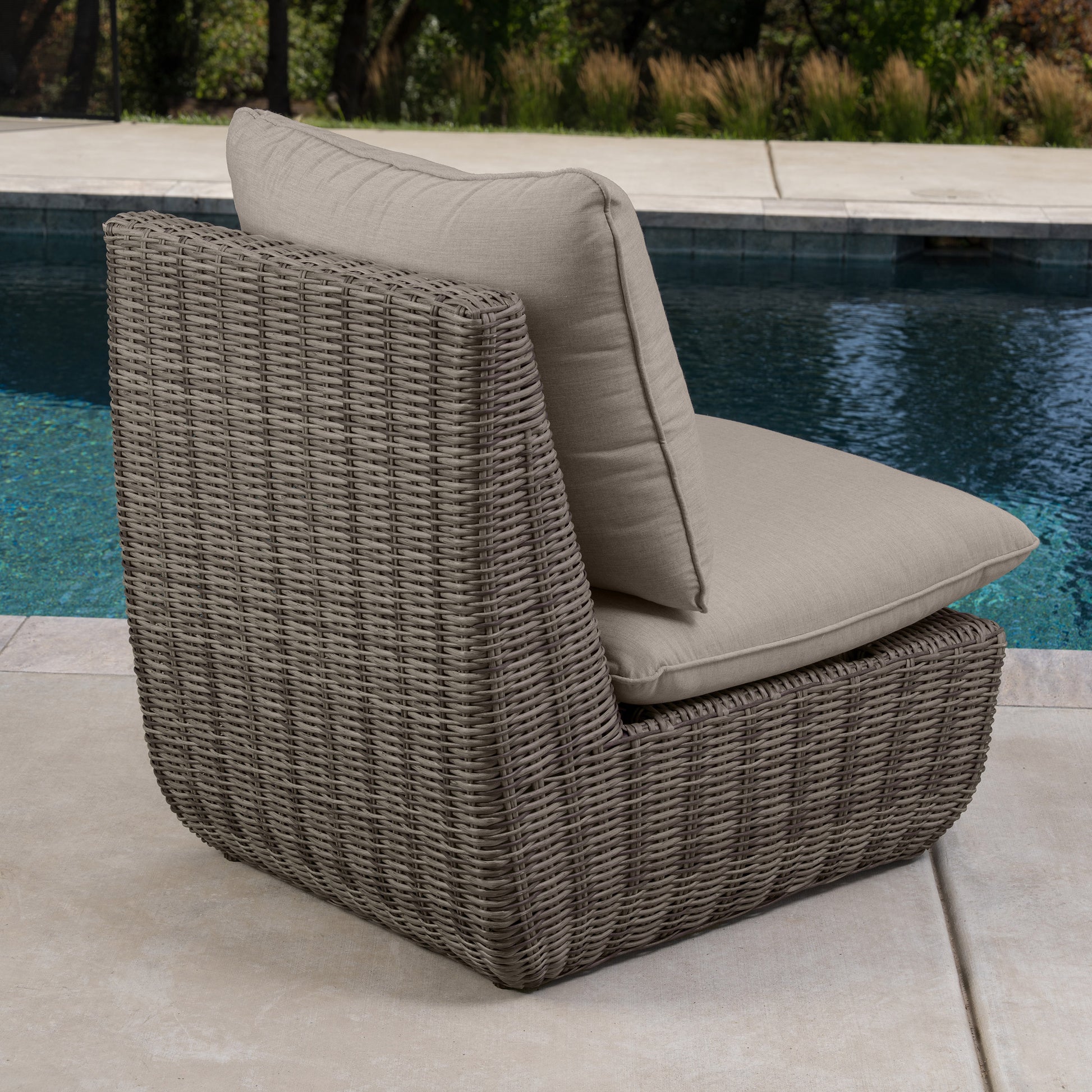 SunVilla Swann Modular Outdoor Patio Chair, 2-pack