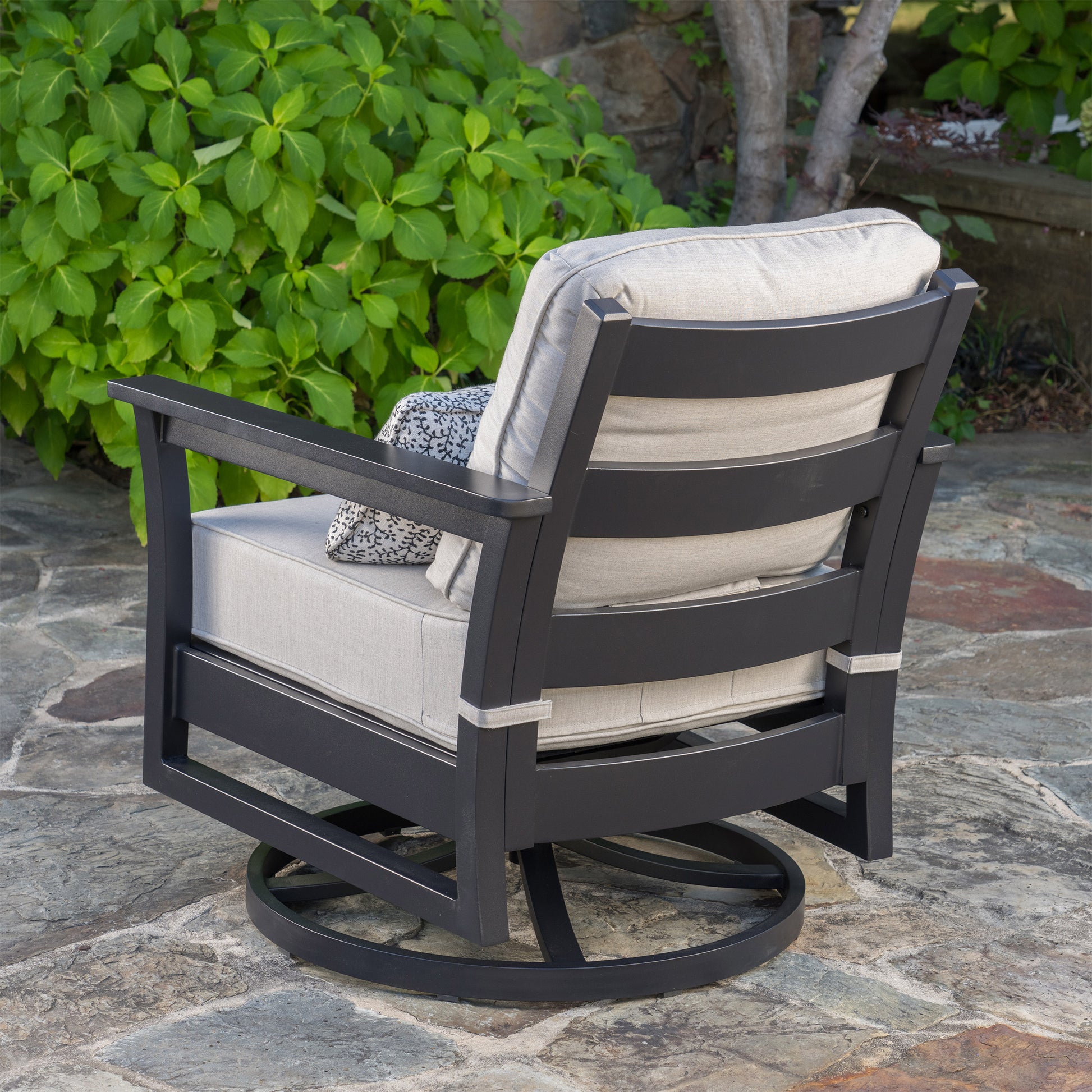 SunVilla Fairchild 4-piece Fire Outdoor Patio Seating Set