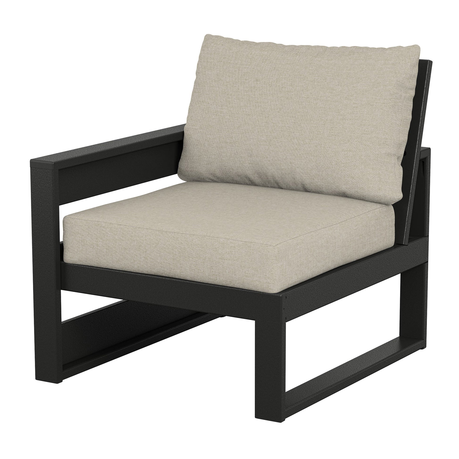 POLYWOOD Westport 7-piece Fire Modular Outdoor Patio Seating Set
