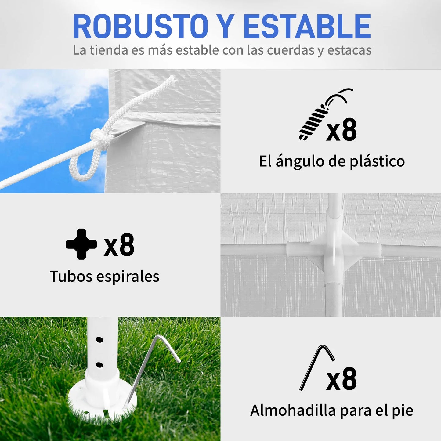 10'x30' Outdoor Party Tent with 8 Removable Sidewalls, Waterproof White Canopy Wedding Gazebo for Backyard, Patio, Camping & Events