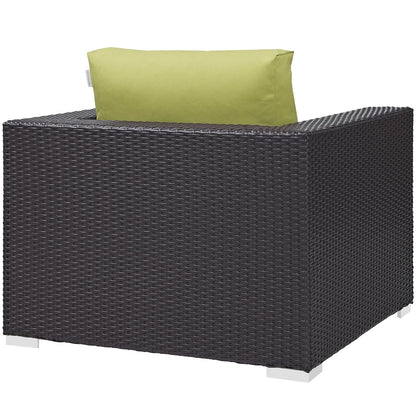 Modern Contemporary Urban Design Outdoor Patio Balcony Lounge Chair, Beige, Rattan