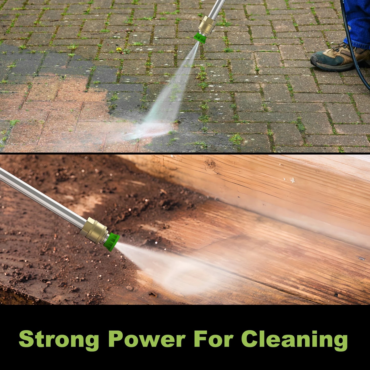 Firstness Pressure Washer 3500 PSI, Electric Power Washer w/26 ft Hose, 4 Quick Connect Nozzles, High Pressure Cleaning Machine with Foam Cannon, Portable to Clean Patios, Cars, Fences, Driveways