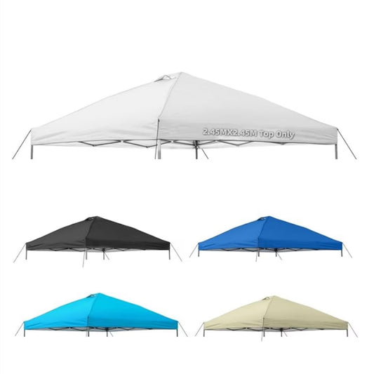 8x8 Canopy Replacement Top Cover,Waterproof Pop Up Canopy Replacement Cover with Air Vent Ropes for Outdoor Garden Patio Picnic Camping,Top Only(Top Only,245 * 245cm