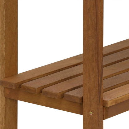 LiTian FG17478 Tioman Outdoor Patio Furniture Hardwood Potting Bench, Natural