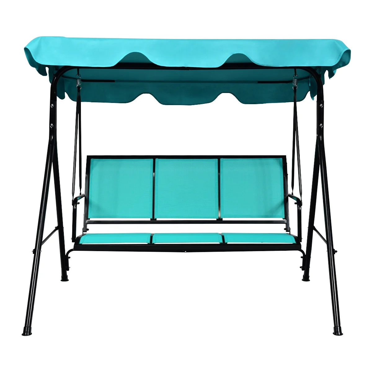 Costway 3 Person Patio Swing Canopy Yard Furniture